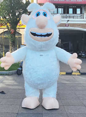 库柏充气人偶服装Booba Buba玩偶服装卡通人偶衣服人穿