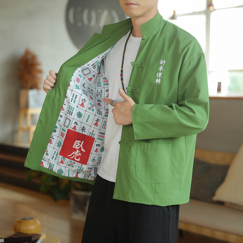 风秋季新款男士宽松大码明星同款夹克外套219-2-W02-P80,男装夹克,星座219-2
