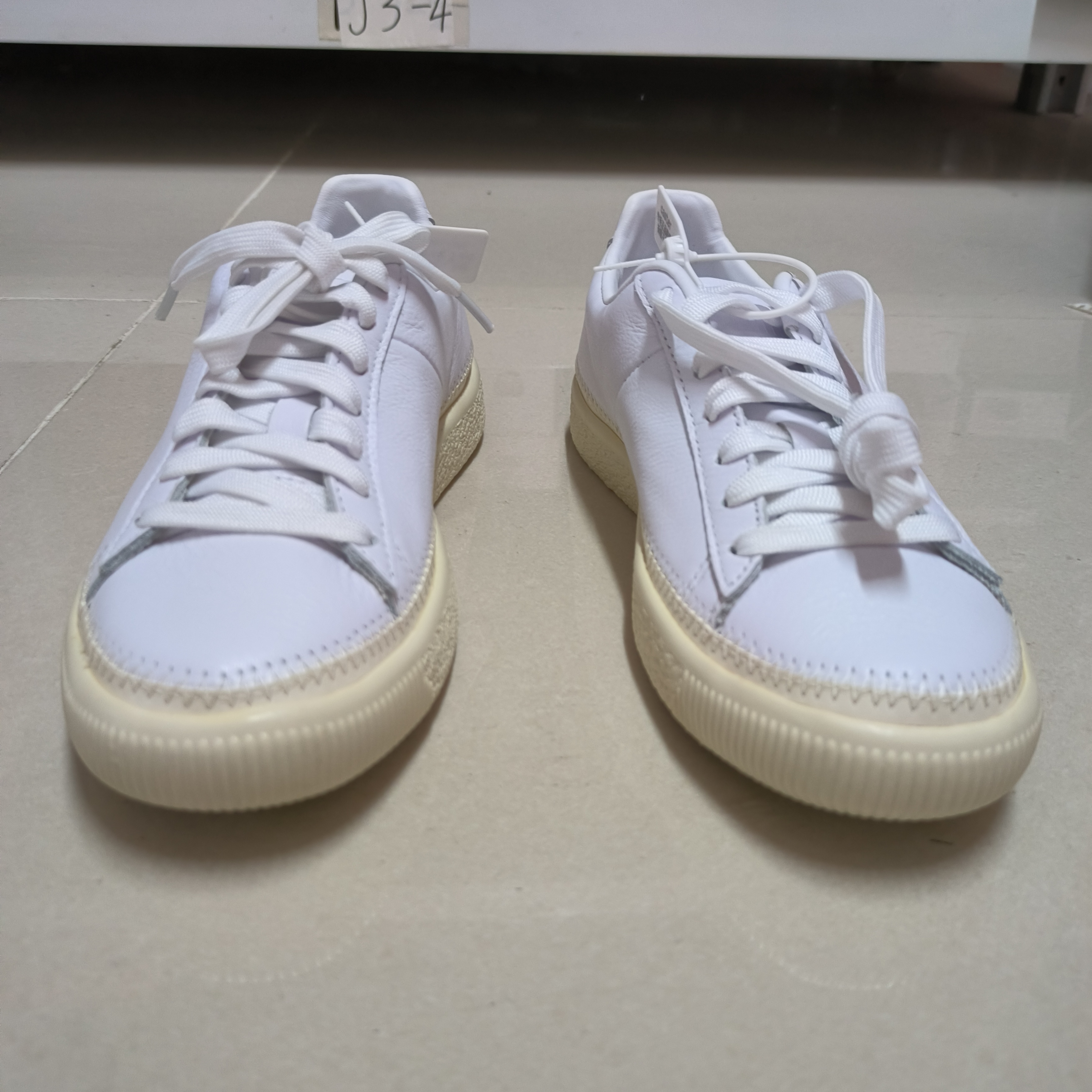 彪马Puma Basket Trim 复古男款头层牛皮透气运动休闲板鞋 368387