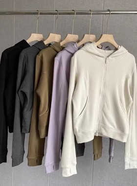 THEWOW超显瘦 自发热软糯亲肤连帽外套松紧腰直筒裤休闲运动套装