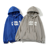 EQ12春季港风新款男女字母贴布刺绣连帽卫衣宽松外套现货以备P78，女装短外套，电商C306