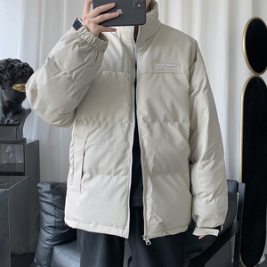 Q603 冬季港风男女pu皮衣棉衣机车服加厚棉服外套日系大码 P128图片