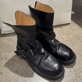 {{断码 英伦风马丁靴女复古皮带扣短靴23316 }}−−诗歌兰女鞋