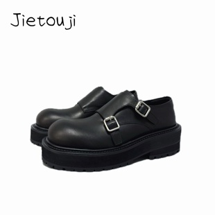 JIETOUJI丨 忠于品质~英伦风厚底增高乐福鞋复古德比鞋