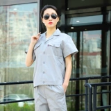 Хлопковый тонкий износостойкий комбинезон, короткий рукав