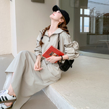 【现货春装】数据好工装外套半裙吊带三件套装207-1066P185控288，女装套装/套裙，卡莱