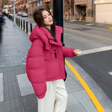 新款现货2色！短款羽绒服白鸭绒207-1852P295控418，女装羽绒服，卡莱