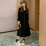 档口可拿腰扣多种穿法连衣裙西装领裙207-J2366P115控168，女装连衣裙，卡莱