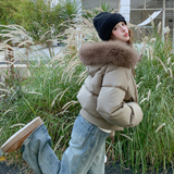 新款现货2色！90白鸭绒羽绒服207-1853P300控428，女装羽绒服，卡莱