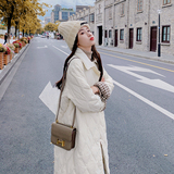 现货可拿轻薄菱格撞色服羽绒衣207-8819P175控258，女装棉衣/棉服，卡莱