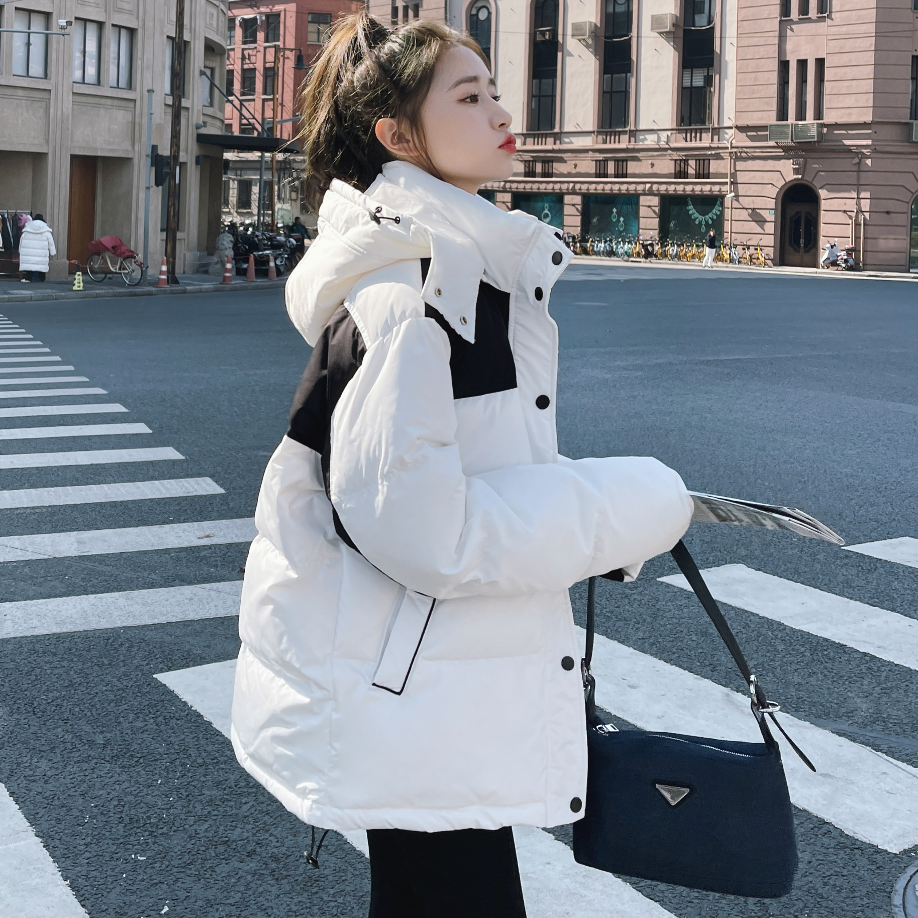 档口可拿 主推可脱卸帽新标90羽绒服207-J9828P275控图片