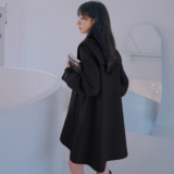大货已出主推不起球夹短款A字毛呢大衣外套207-J916P160控238，女装毛呢外套，卡莱