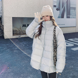 新款现货针织拼接羽绒服白鸭绒207-1820P295控418，女装羽绒服，卡莱