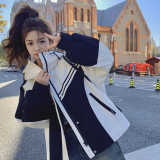 【现货低退货】数据好连帽冲锋衣外套短款风衣207-018P145控228，女装短外套，卡莱