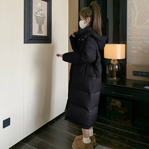 冬装 现货数据好 90白鸭绒连帽中长款羽绒服207-9883P355控478图片