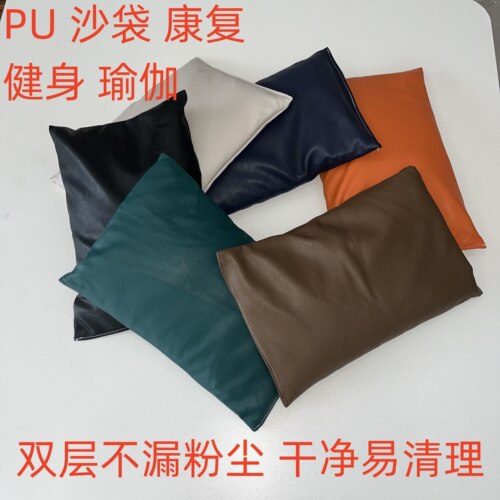理疗沙袋压肚子压胯剖腹产压手术台电极板压腿PU皮革康复沙袋包