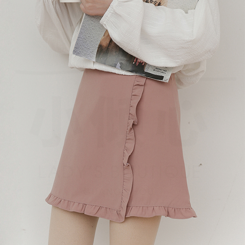 Retro skirt student French girl Paige a word Half skirt Small skirt 2019 The new small freshin the Women's clothing/Boutique , Skirts  category - from Buy2taobao.com to provide professional Taobao agent buy service