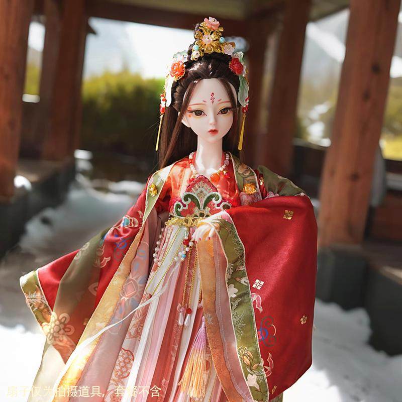 德必胜娃娃60cm三分古风限定新年款蛇年昭禧女娃古装bjd礼物生日