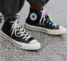 162058C 162050C 匡威converse1970s三星标黑色高低帮男女鞋 帆布鞋
