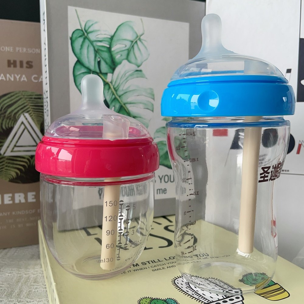 新生儿防胀气玻璃奶瓶仿母乳防呛广口偏心硅胶奶嘴导气管断奶神器,婴童用品,奶瓶,淘宝优惠券,粉丝福利购,淘宝优惠卷