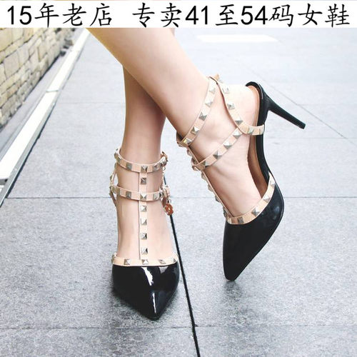 41一47特大码女鞋45超高跟凉鞋46
