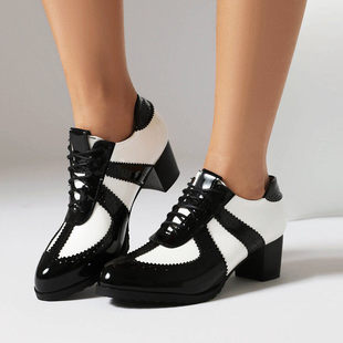 外贸41到52特大码女鞋42 43高跟单鞋44系带45  46 47 48 49 50W51