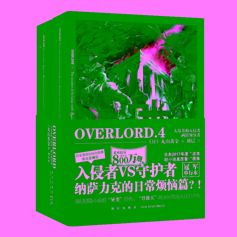 OVERLORD.4大坟墓的入侵者.两位领导者 (日)丸山黄金 著 刘晨 译 外国科幻,侦探小说 文学 新星出版社