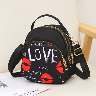 休闲迷你女尼帆布龙小