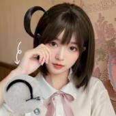 呆毛假发发夹水原千鹤同款 头饰cos孤独摇滚波奇酱可爱二次元 仿真