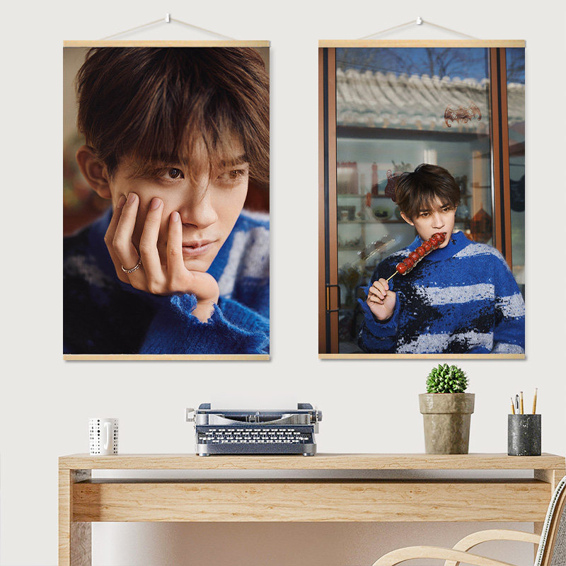 TFBOYS易烊千玺海报周边布艺挂画宿舍装饰定制来图定做高清墙画