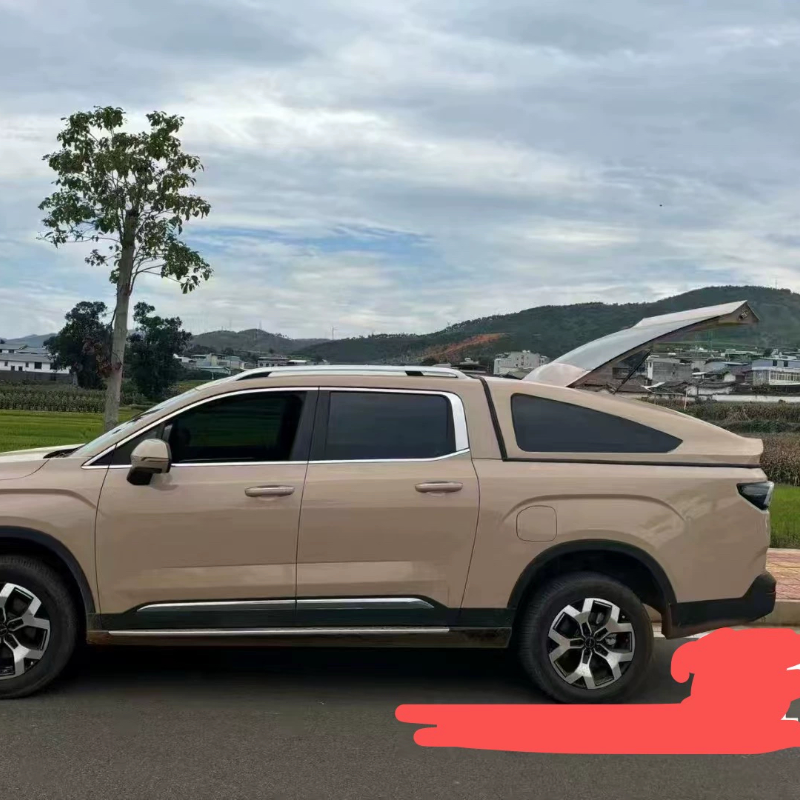 雷达地平线Rd6皮卡车后箱盖金刚rd5顶开门后盖后备箱改装高盖定制