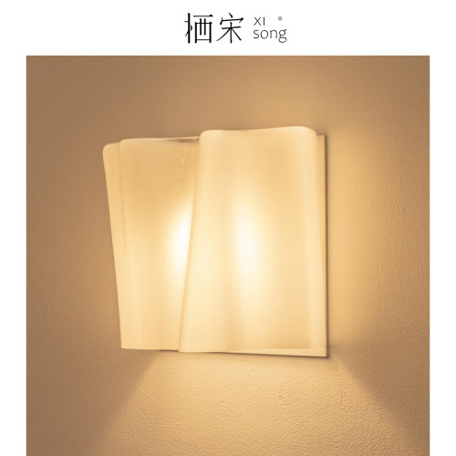 意大利Logico中古云朵玻璃壁灯复古设计师卧室床头客厅背景墙装饰
