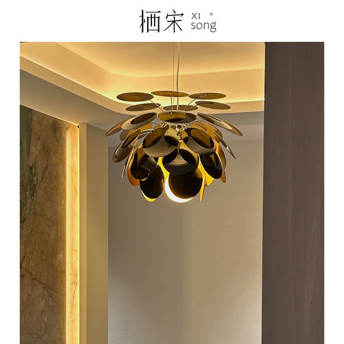 西班牙Discoco北欧简约客厅灯餐厅书房卧室悬挂灯松果吊灯