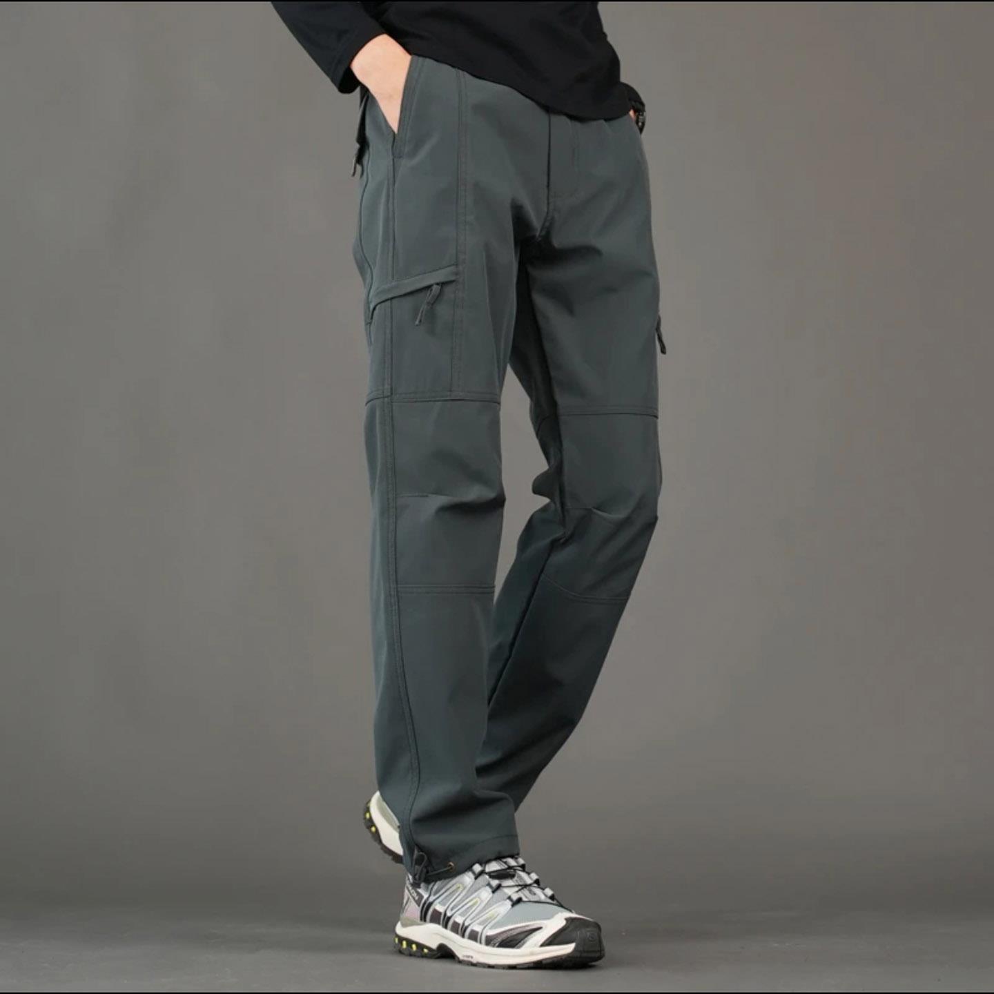 雪溪男裤户外秋冬速干休闲长裤男士直筒工装裤子百搭飞行员防风裤