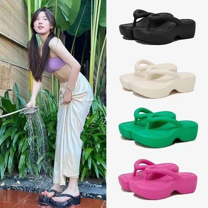 增高外穿人字拖赵露思同款防滑