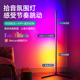 先驰氛围灯RGB幻彩落地灯网红抖音主播直播间背景装 饰客厅拾音灯