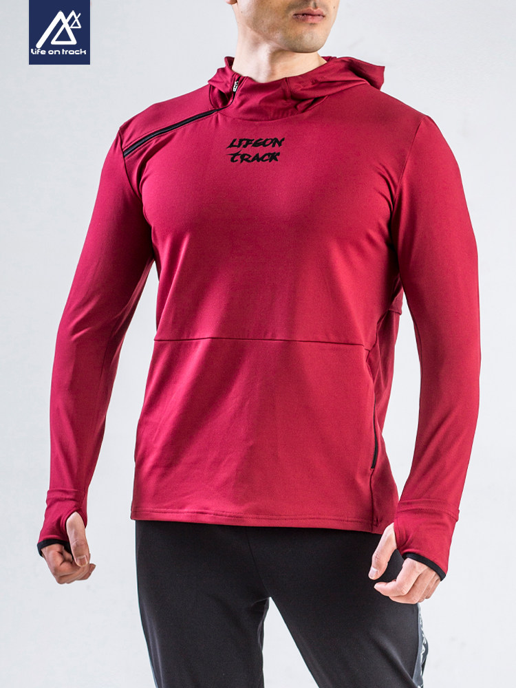 FITNESS CLOTHESMENS RUNNING SPORTS TOPSLONG SLEEVES QUICK DRYING CLOTHESBASKETBALL TRAINING CLOTHESSPORTS SWEATSHIRTSEQUIPMENTMORNING RUNNING CLOTHES