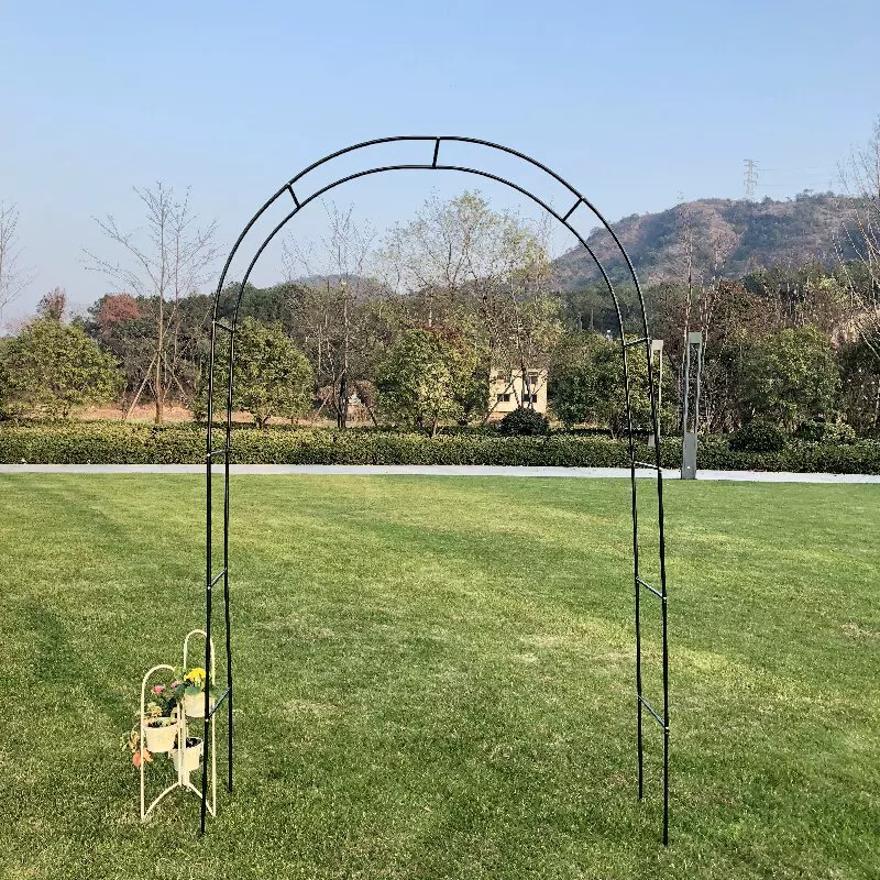 铁艺拱门花架爬藤架户外铁架花架葡萄丝瓜黄瓜月季铁线莲婚庆拱门