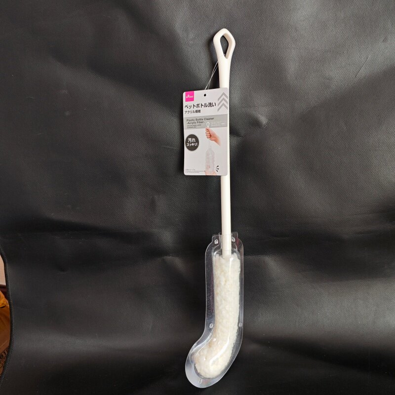 日本大创进口杯刷洗杯子加长海绵长柄瓶刷细口花瓶小口瓶清洁刷子