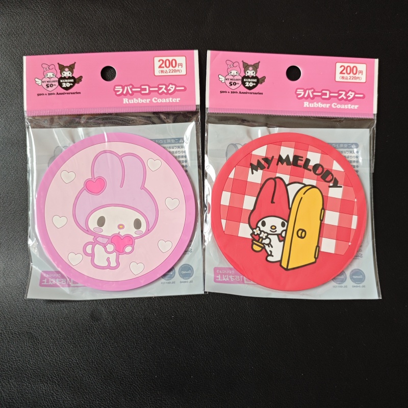 日本杯垫美乐蒂茶托杯盖卡通垫子