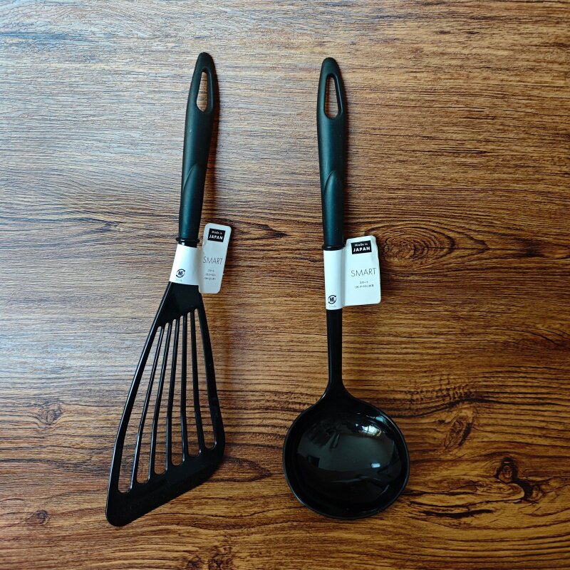 日本进口耐高温不粘锅锅铲家用塑料铲子漏铲煎铲汤勺火锅锅铲套装