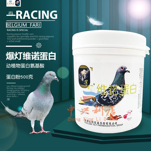 爆灯【维诺蛋白】500克/鸽药/氨基酸蛋白质/赛鸽蛋白粉浓缩补体能 - 封面