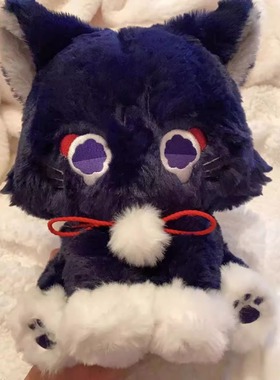 元神散兵散猫猫玩偶公仔可爱猫猫毛绒玩具动漫散兵周边娃娃礼物