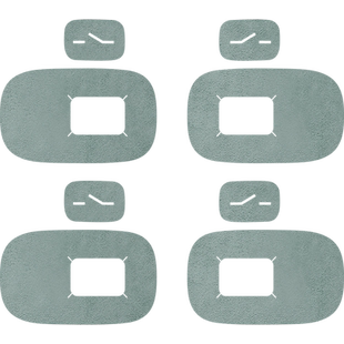 梵汐适用于24-25款极氪001车内饰品7X车门开关装饰贴改装配件用品