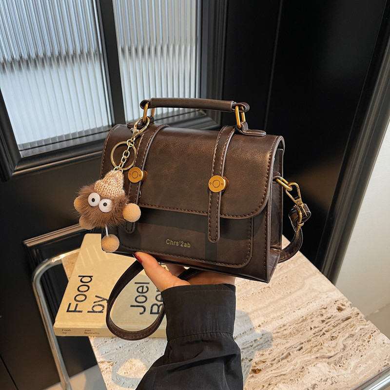 Borsa a tracolla quadrata piccola, versatile, alla moda, super popolare, stile retrò di alta gamma per donna, nuova collezione primavera 2025. Borsa a mano piccola e quadrata, versatile, alla moda e super popolare._voghion.com