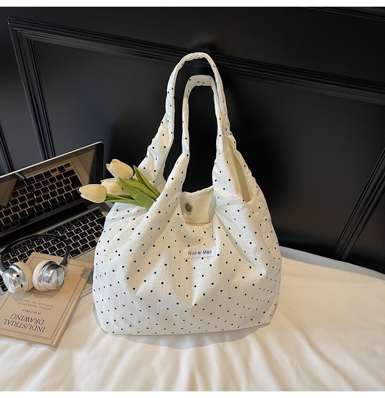 Nuova borsa tote casual di grande capacità per donna, modello 2025, borsa a tracolla semplice in tela, borsa a tracolla versatile._voghion.com