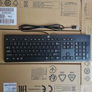 原装HP/惠普KB1469ps2圆孔有线键盘鼠标套装KBAR211通用办公键鼠