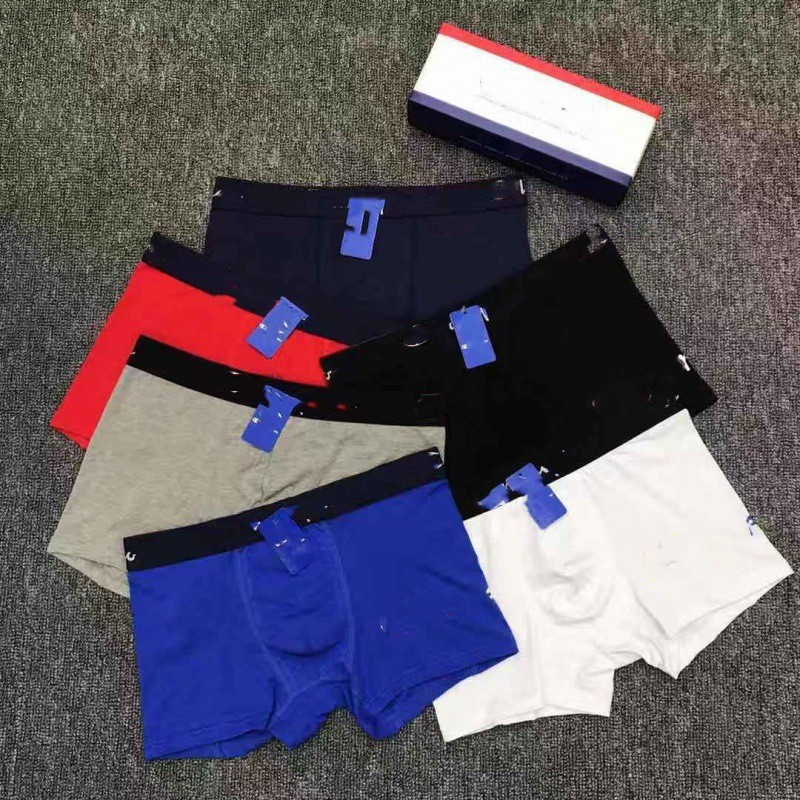 冠军男士内裤纯色中腰短裤