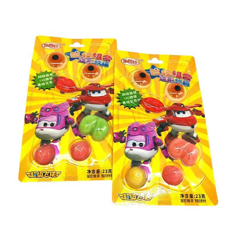 超级飞侠卡通软糖套装多口味