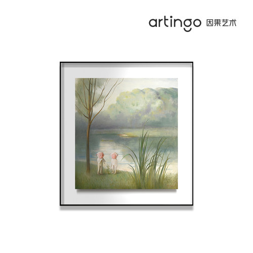 杨媛媛七月签名限量版画因果